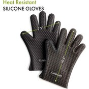Wholesale - 2pk Heat Resistant Silicone Gloves - Black